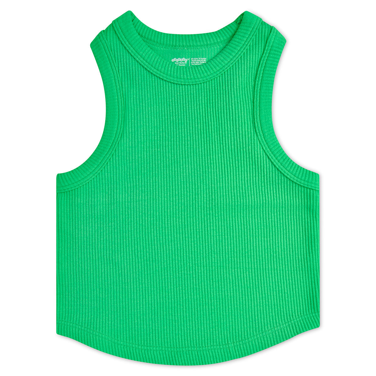 Racer Back Cropped Ribbed Tanks